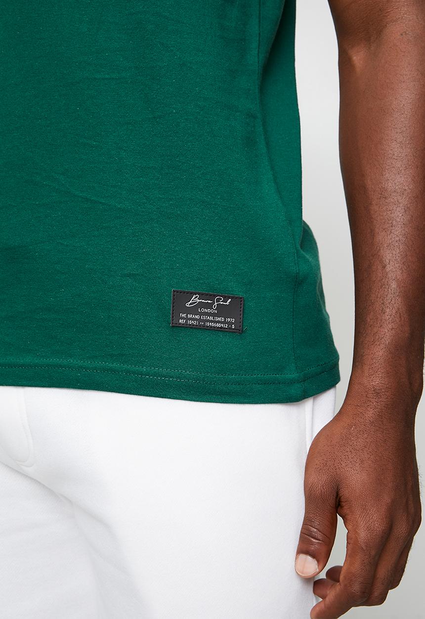 Brave Soul - Kovu T-shirt - Green Multi