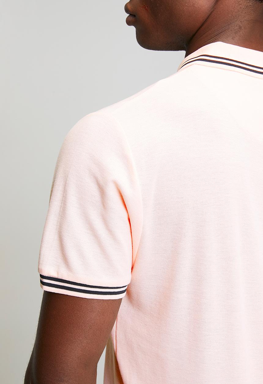Brave Soul - Agitoc Polo - Summer Pink / Navy