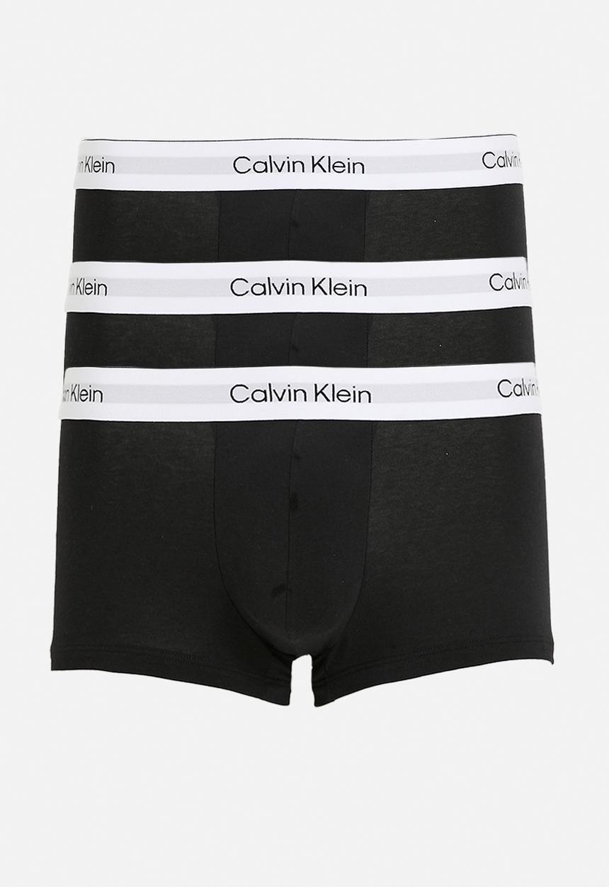 Calvin Klein - Low Rise Trunk 3 Pack - black