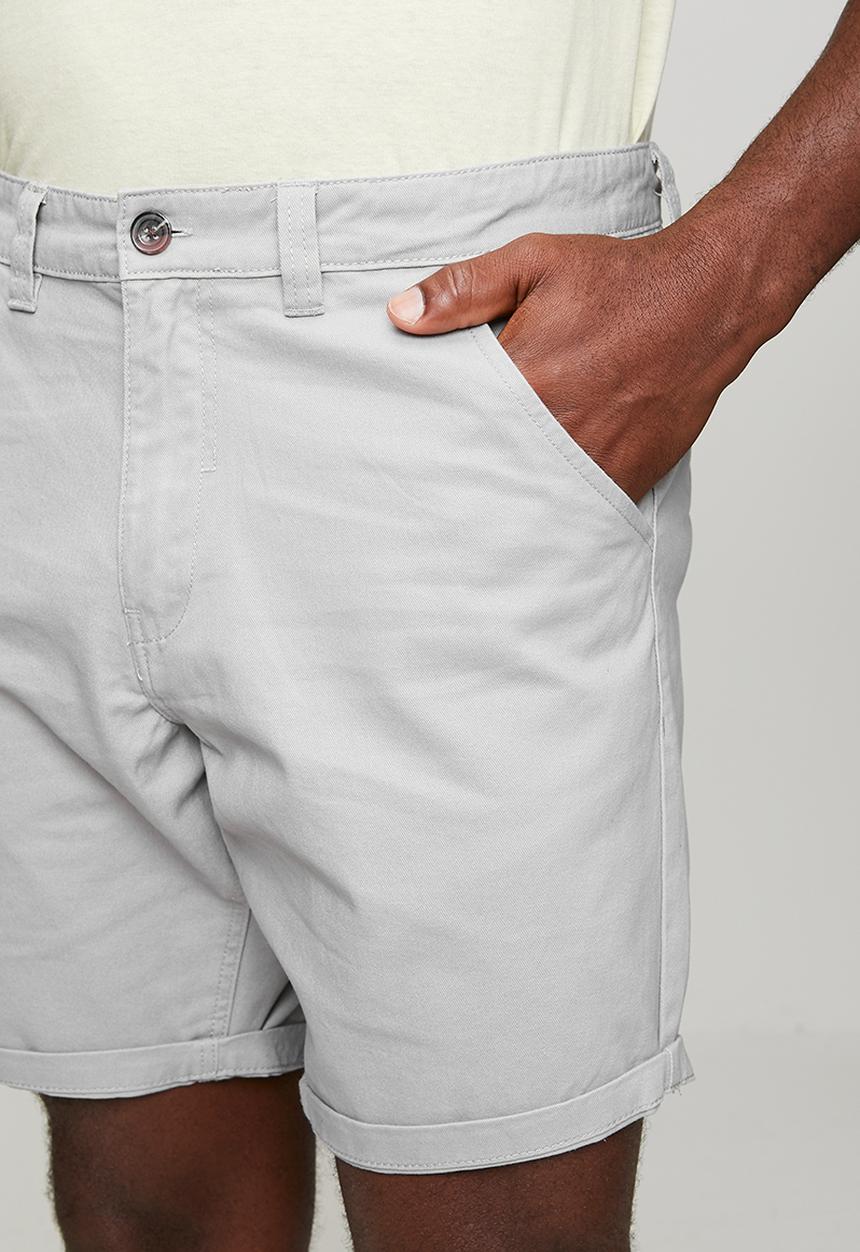 Brave Soul - Hampson Chino Short - Grey