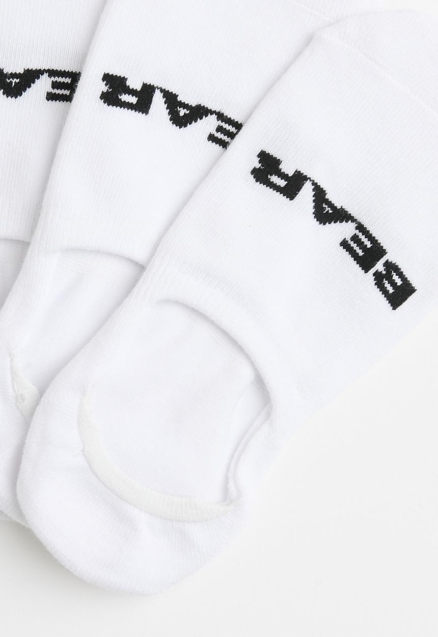 Bear - 3Pk Sneaker Style - White/Black