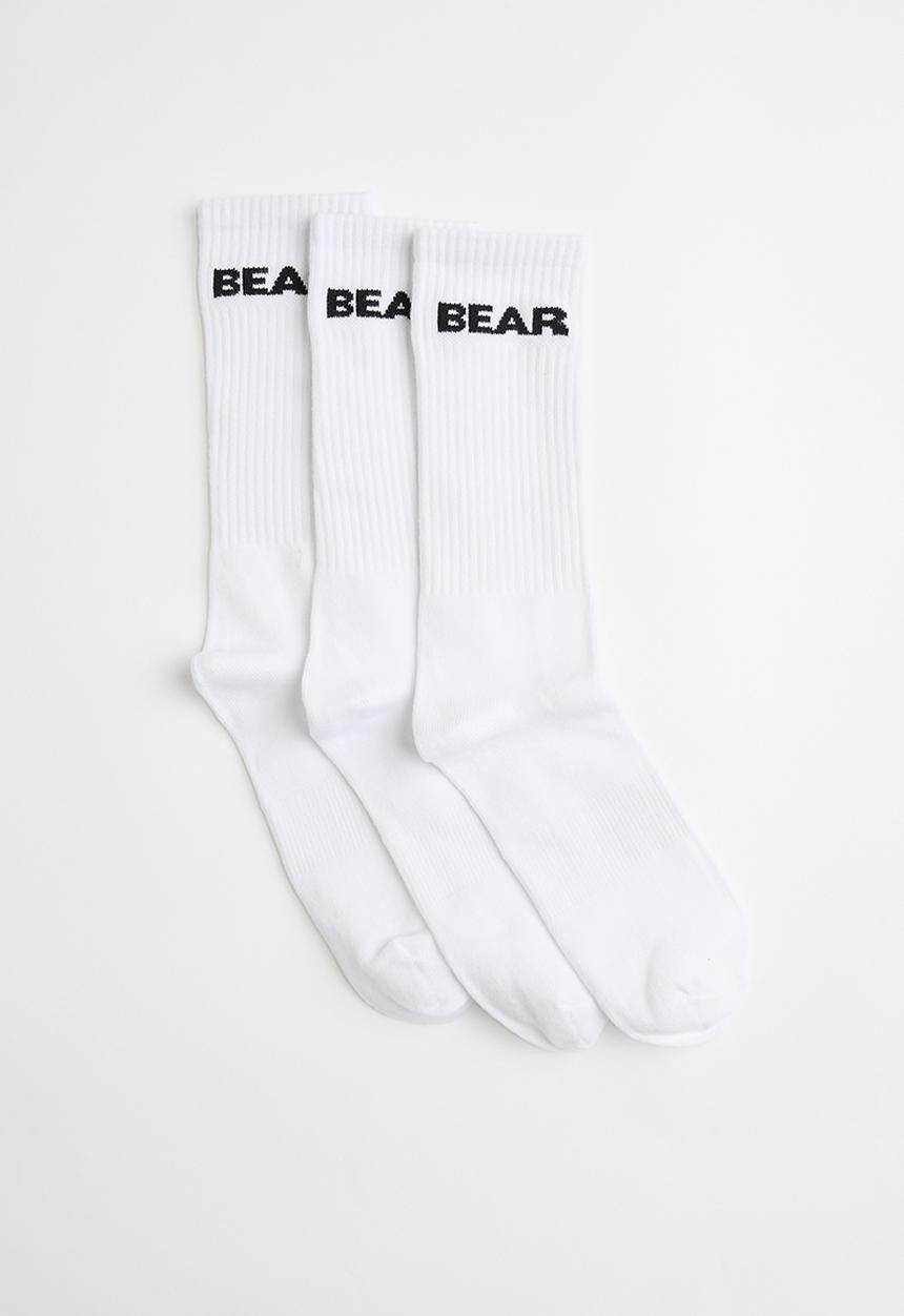 Bear - 3 Pack Crew Cut - White/Black