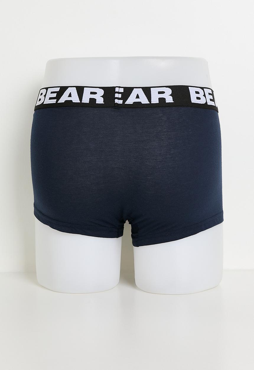 Bear - 2Pk Shortleg Bodyshorts-Navy/Denim Blue