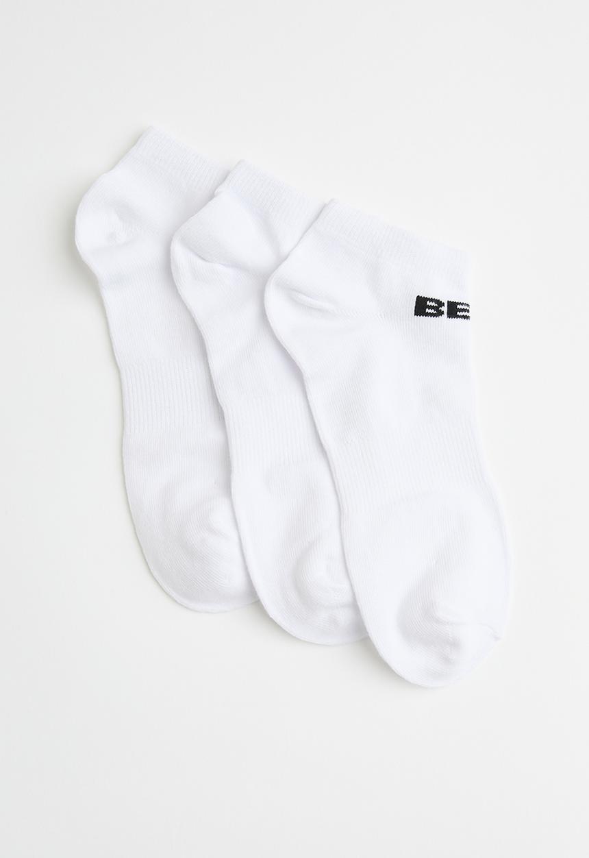 Bear - 3 Pack Low Cut - White/Black