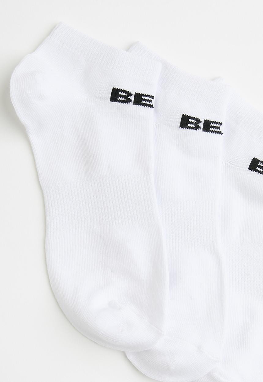 Bear - 3 Pack Low Cut - White/Black