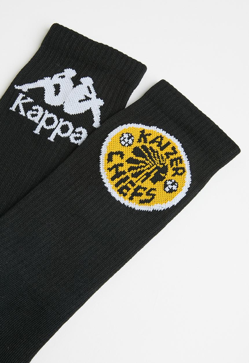 KAPPA - KC HIGH ANKLE SOCKS 1 PACK  - BLACK