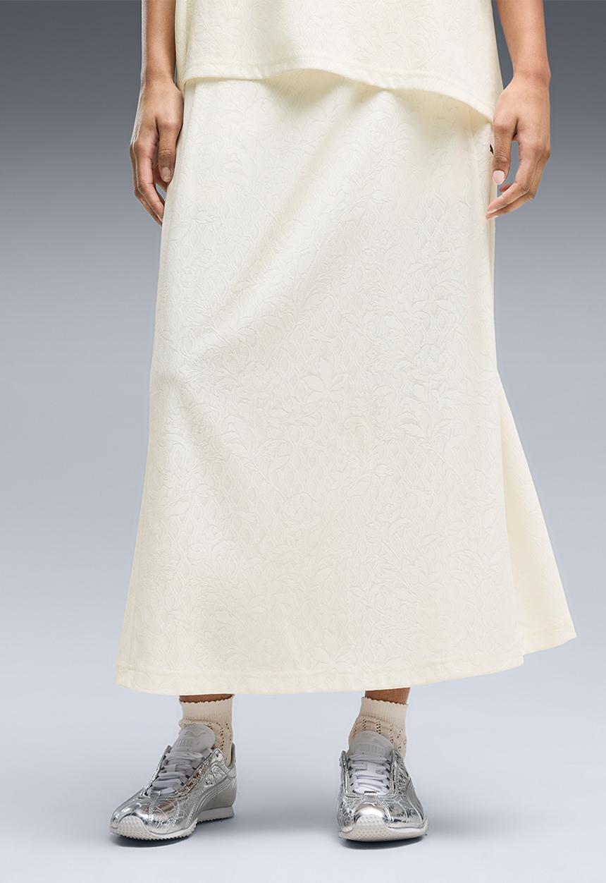 PUMA - Lace Pack T7 Midi Skirt - Warm White