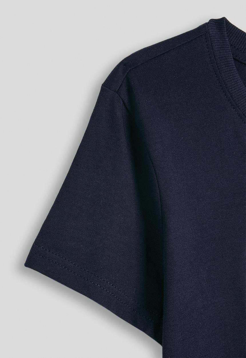 FILA - Mono deckle t-shirt  -  fila blue