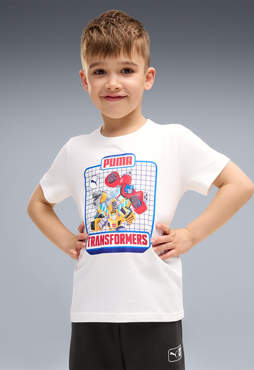 PUMA - Puma X Transformers Graphic Tee - Puma White