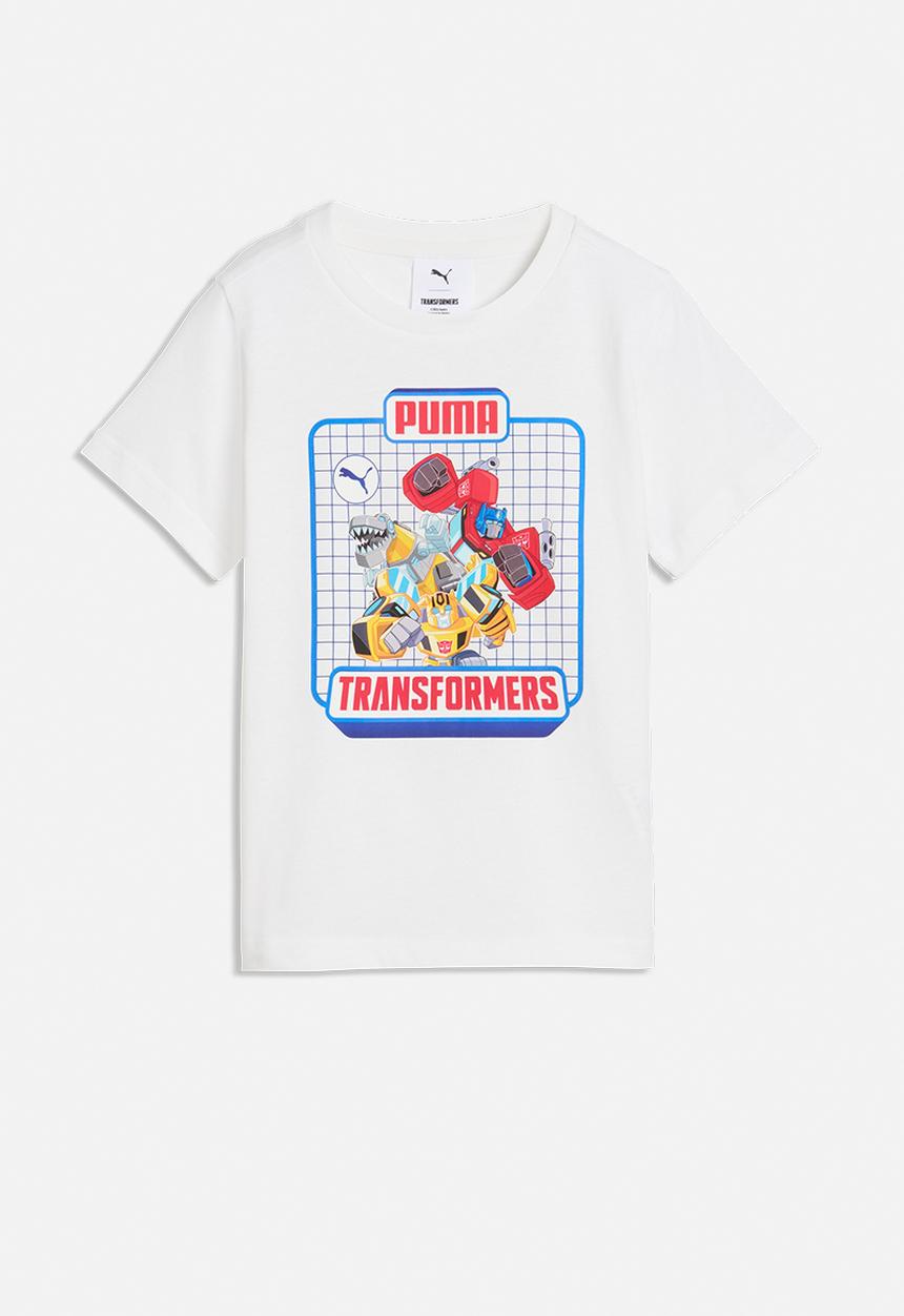 PUMA - Puma X Transformers Graphic Tee - Puma White