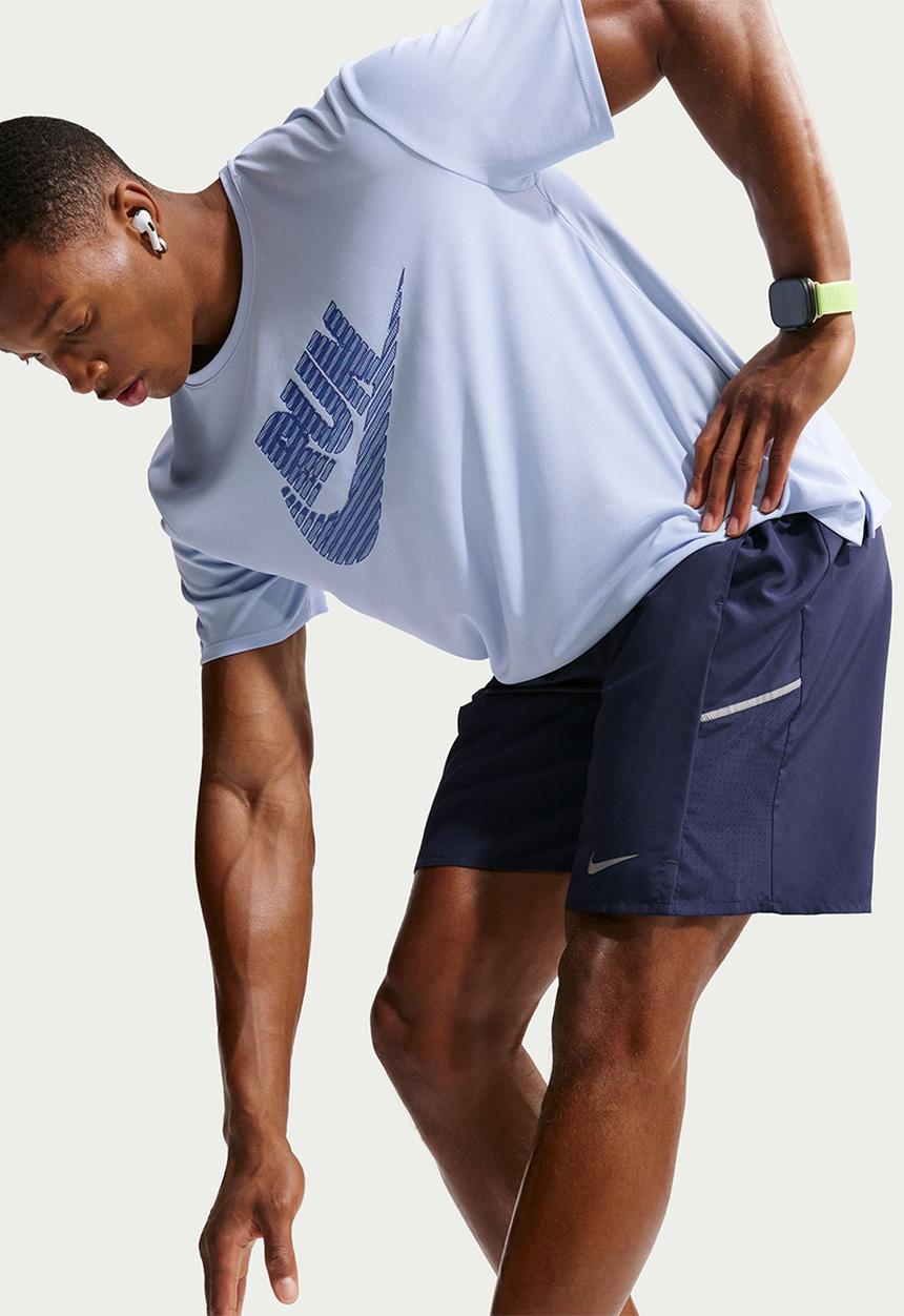 Nike - Dri Fit Miler 9Ul Short - Midnight Navy/Reflective Silv