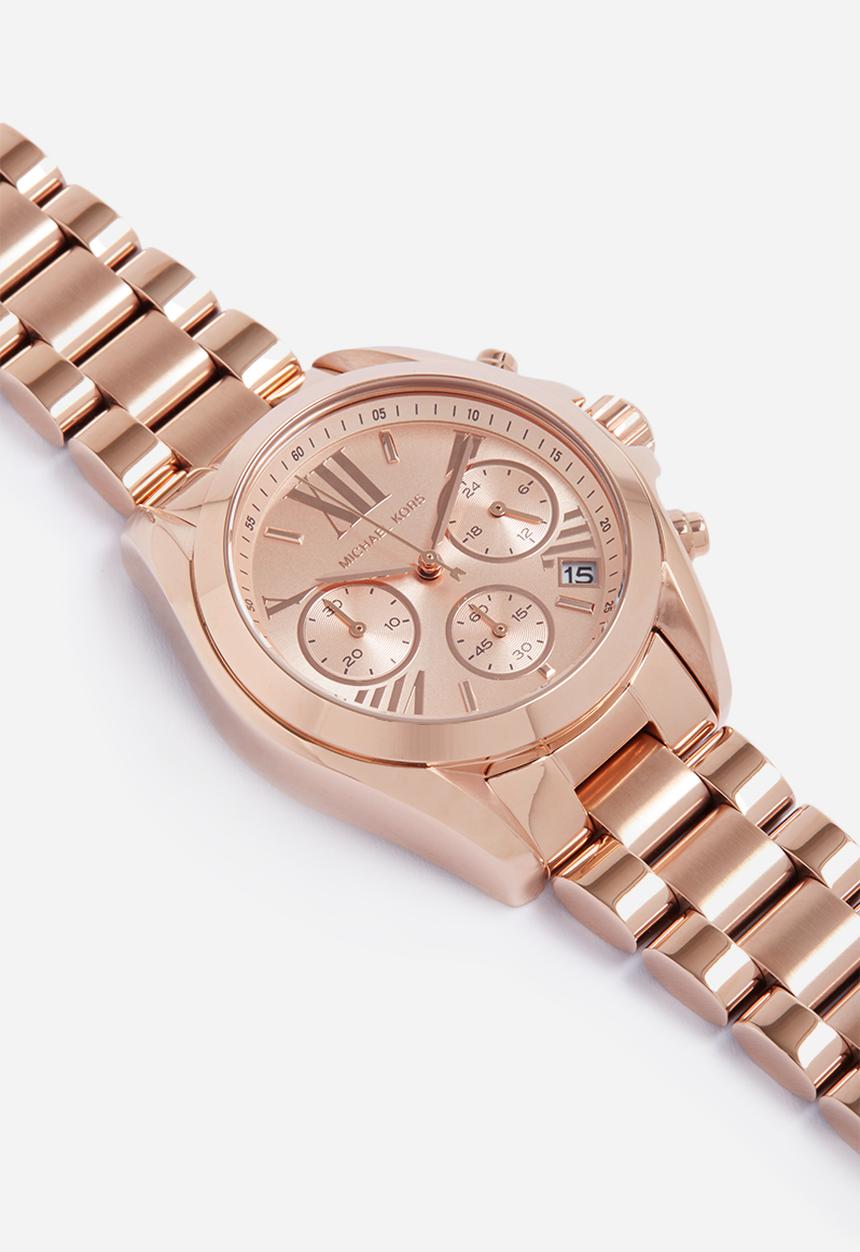 Bradshaw MK5799 Watch - Rose Gold