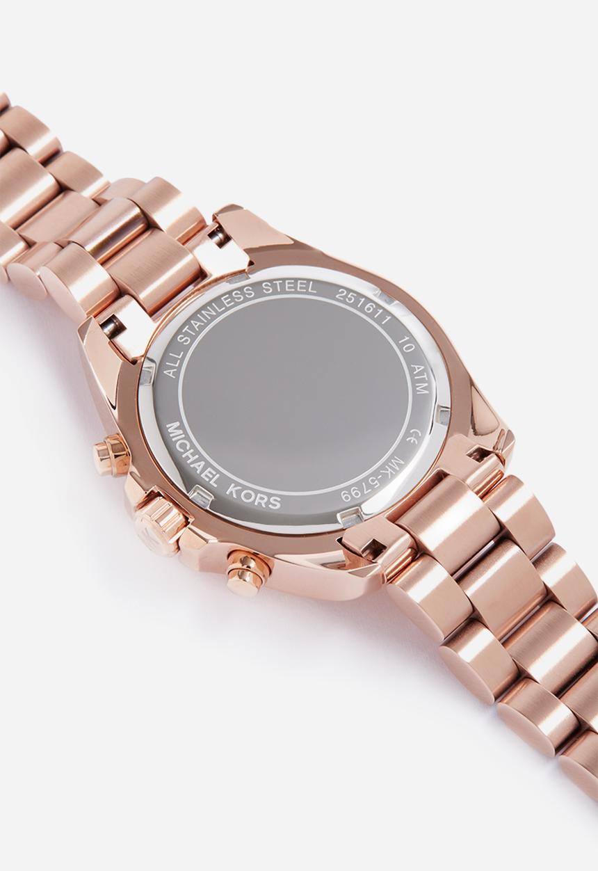 Bradshaw MK5799 Watch - Rose Gold