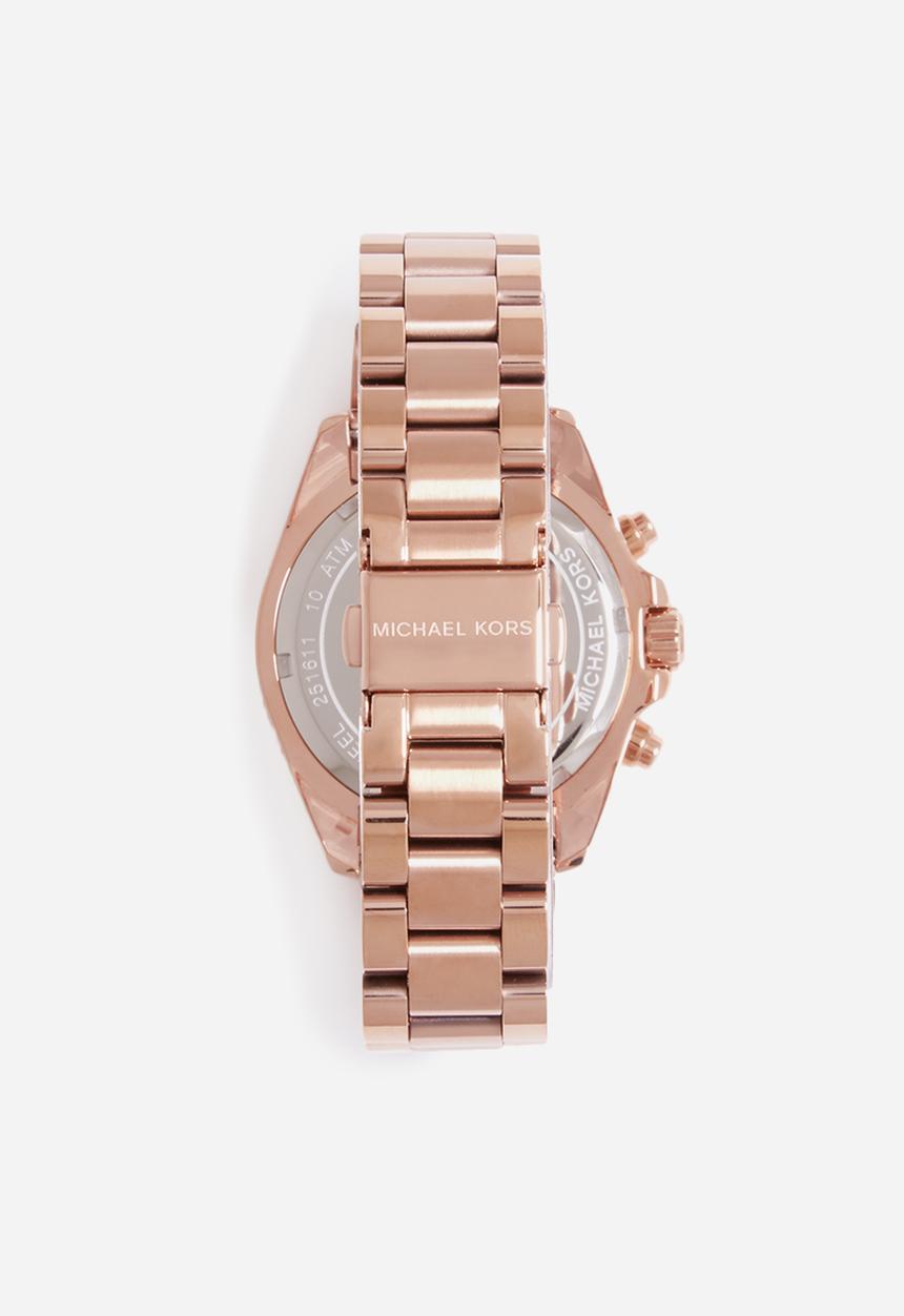 Bradshaw MK5799 Watch - Rose Gold