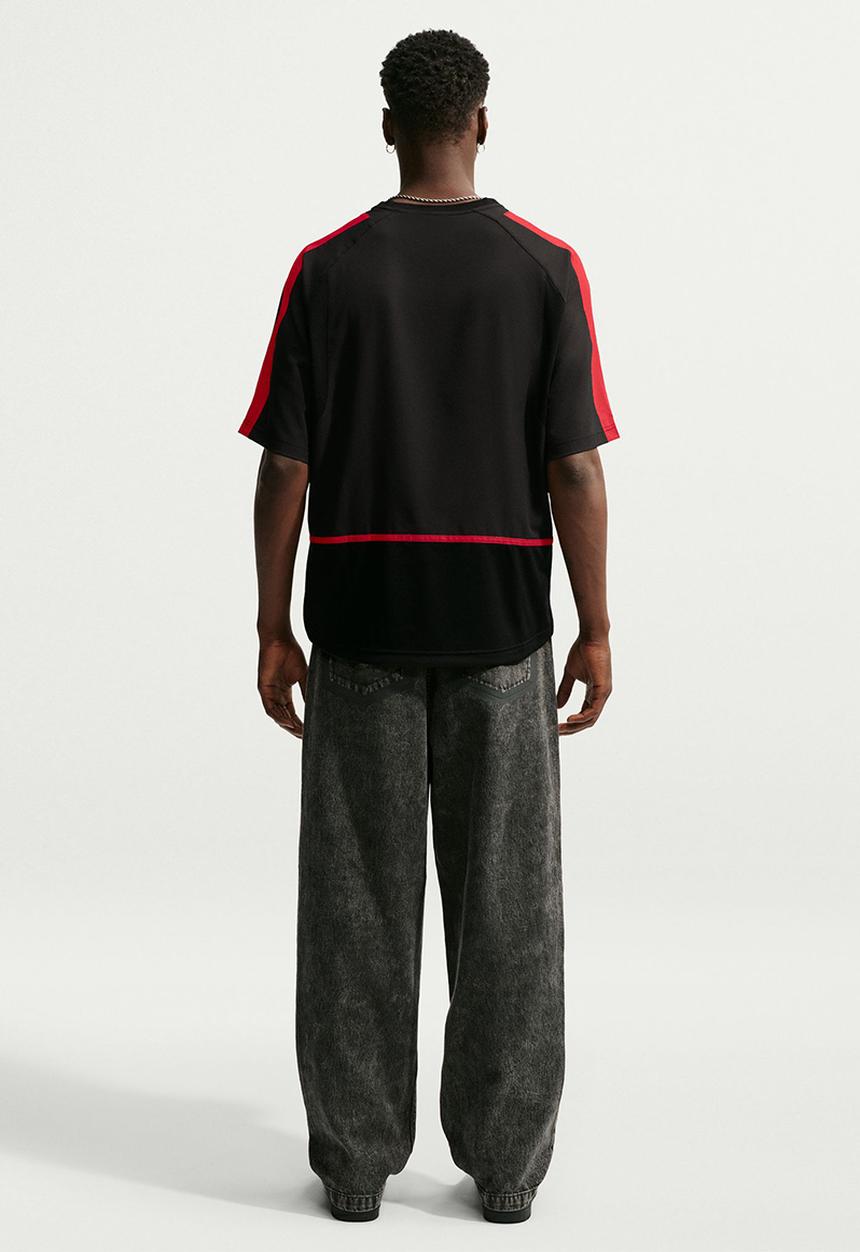 Nike - NSW  "Your Message Here" (YMH) Football Jersey-Black/Red/Orange