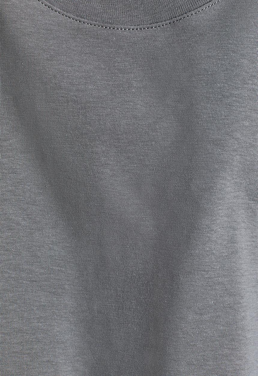 H&M - Cotton T-shirt - grey