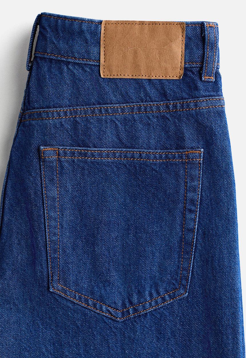 H&M - Wide high jeans - dark denim blue