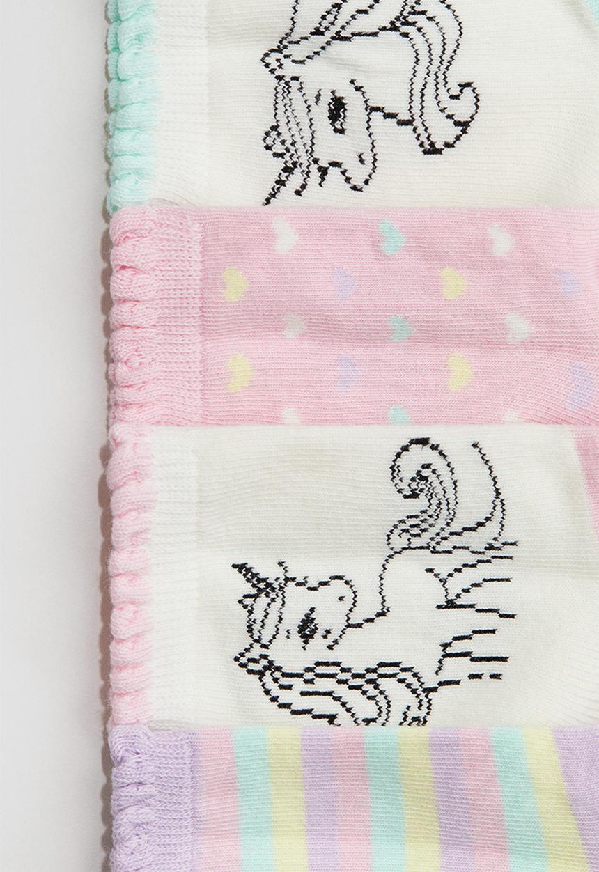 H&M - 7-Pack socks - light pink/unicorn