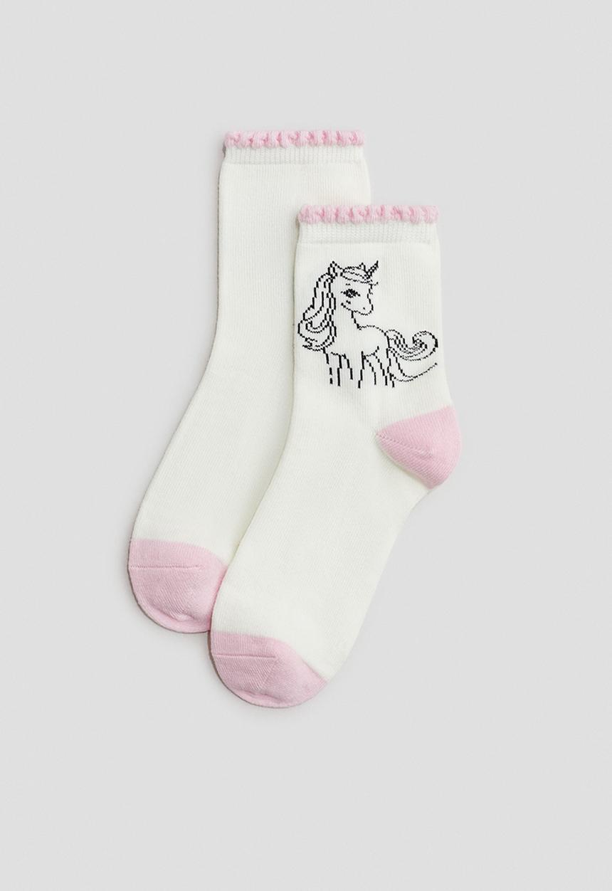 H&M - 7-Pack socks - light pink/unicorn