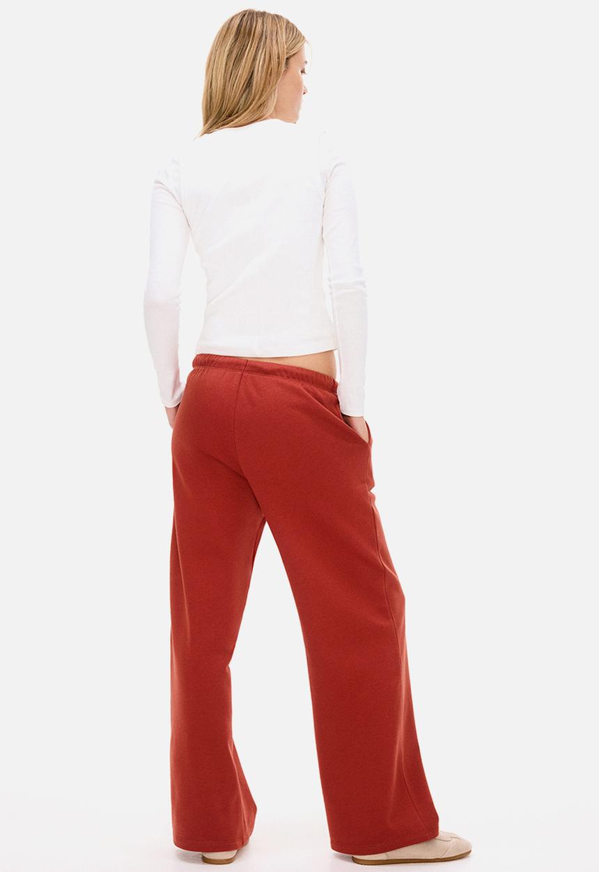 H&M - Wide joggers - rust red