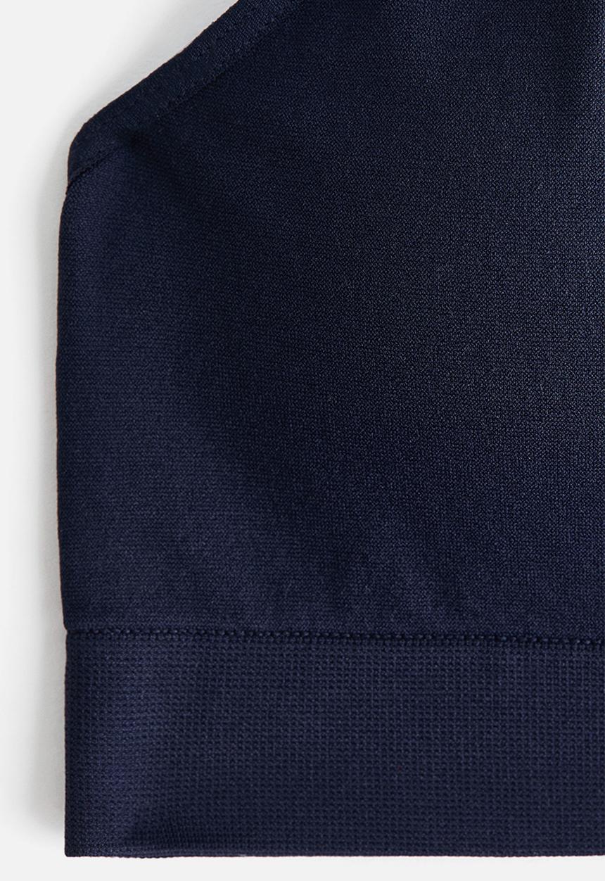 H&M - Seamless padded soft bra - navy blue