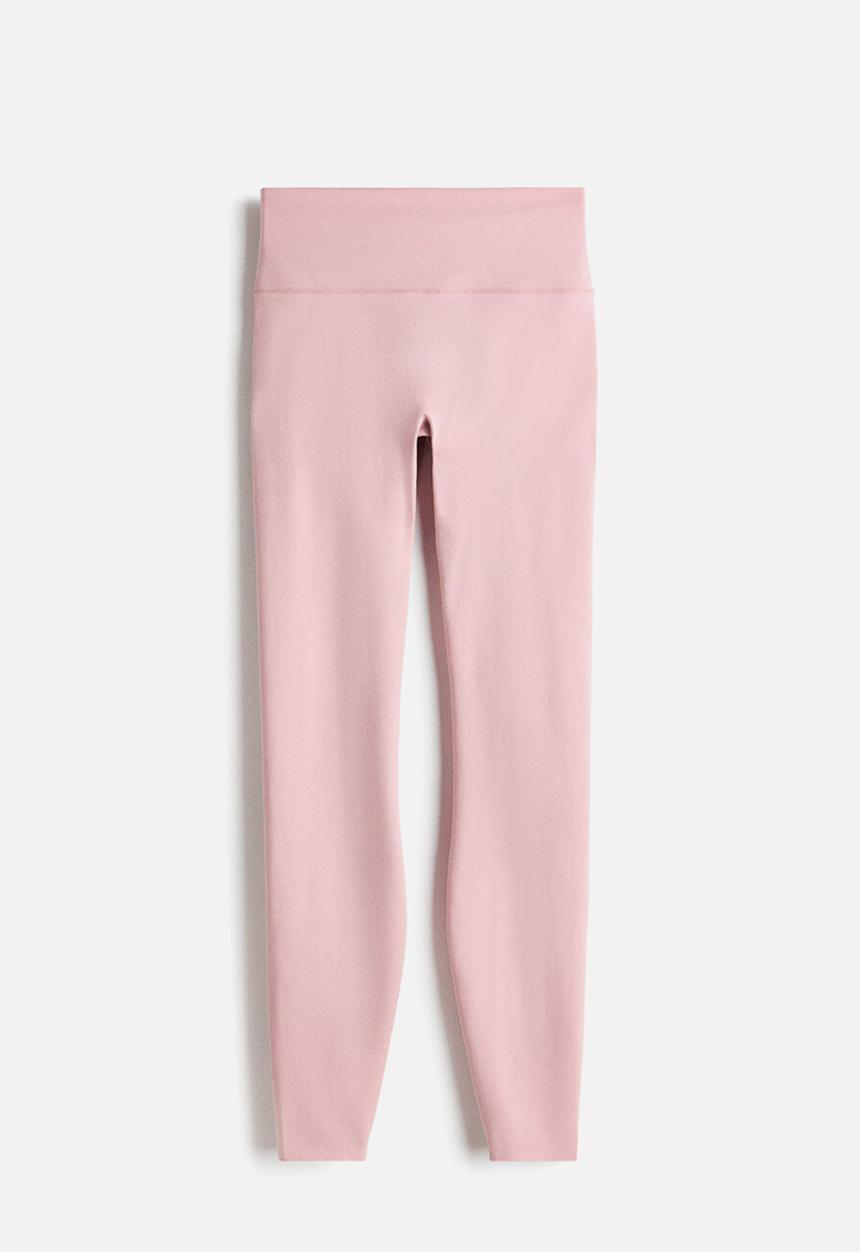 H&M - Sports leggings with softmove? - pastel pink