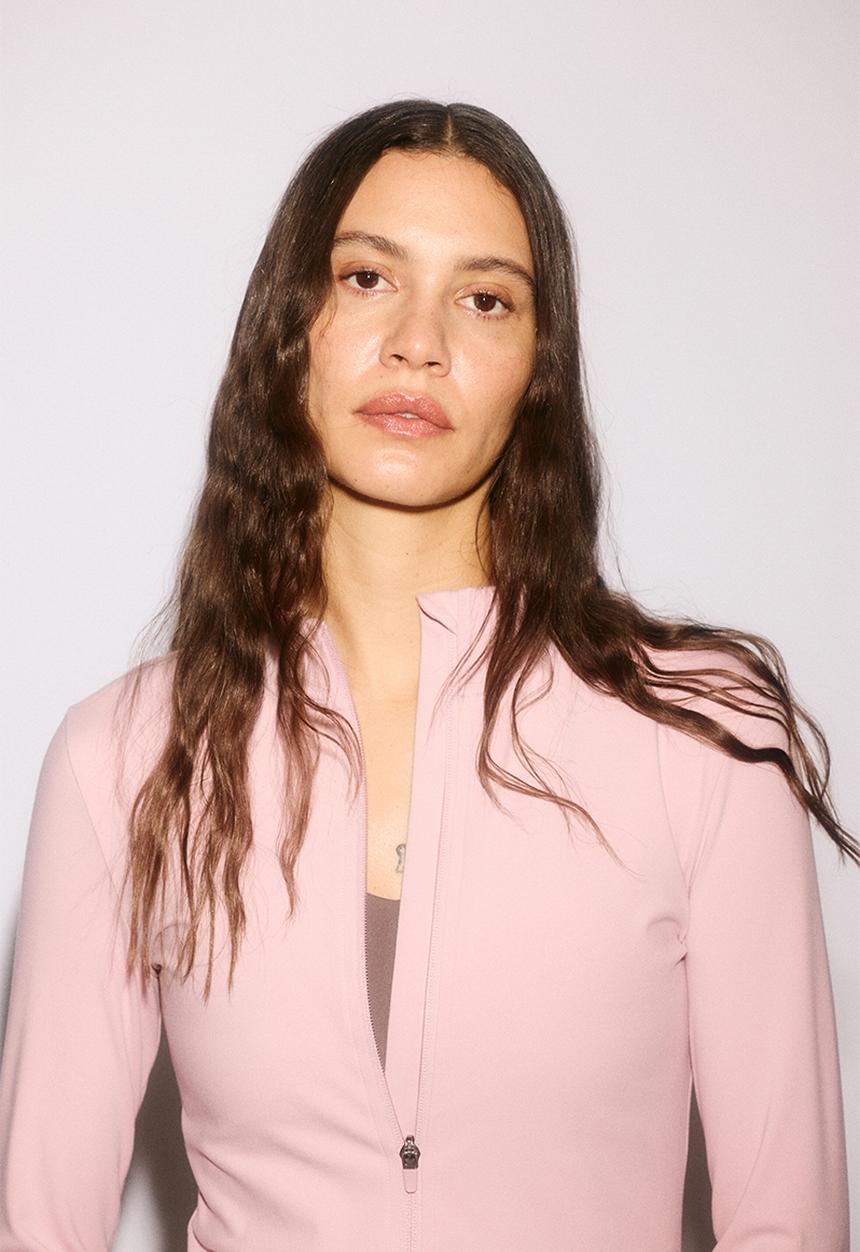 H&M - H&M Move Jacket Pink - pastel pink