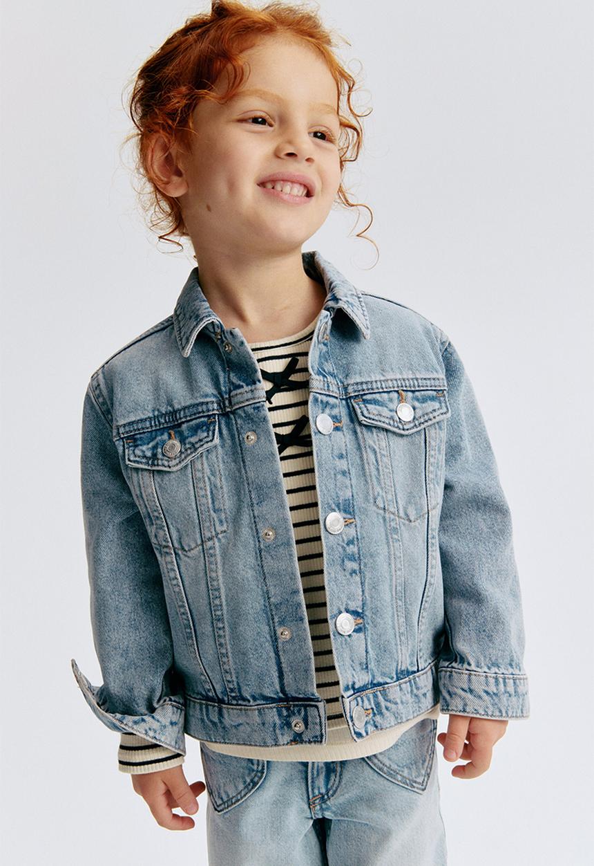 H&M - Denim jacket - light denim blue