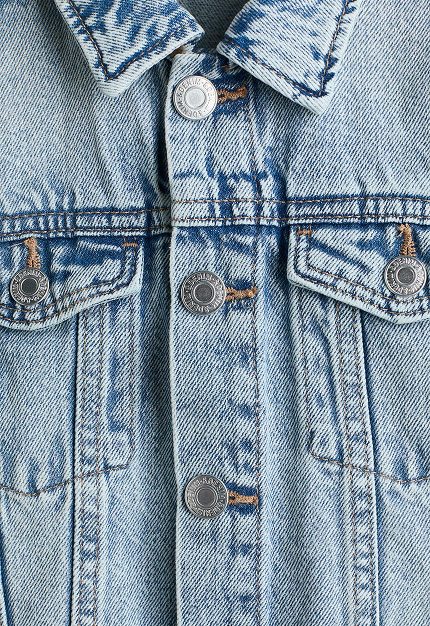 H&M - Denim jacket - light denim blue