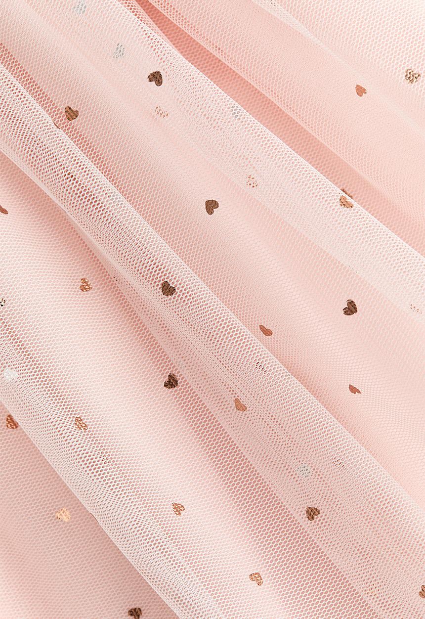 H&M - Tulle skirt dress - light pink/hearts