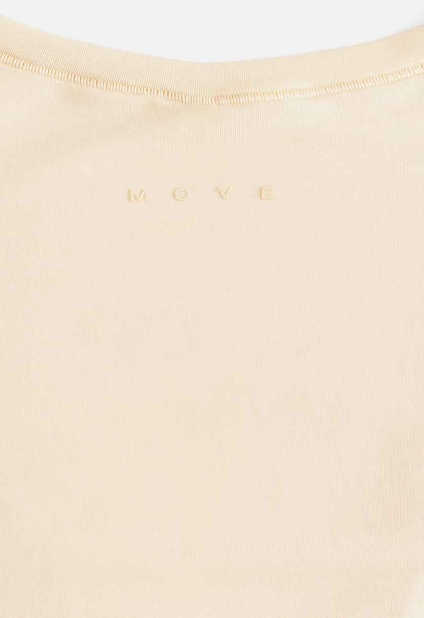 H&M - Sports wrap top in modal - butter yellow