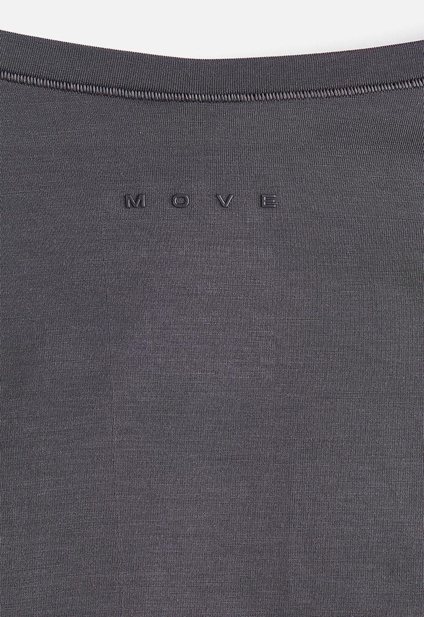 H&M - Sports wrap top in modal - dark clay grey