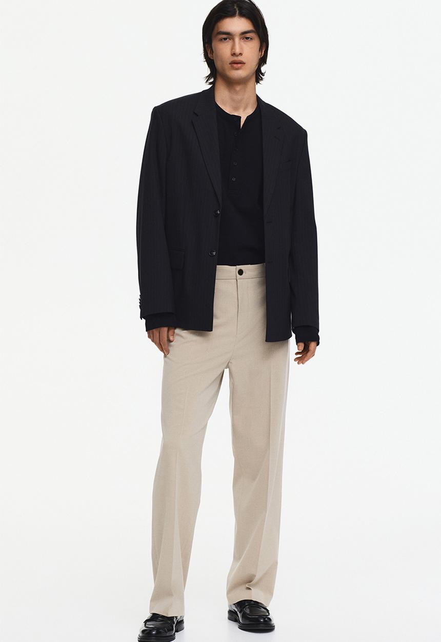 H&M - Relaxed fit trousers - beige