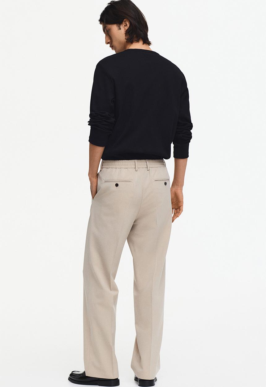 H&M - Relaxed fit trousers - beige
