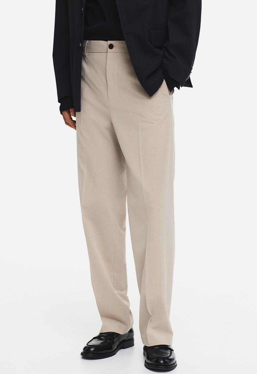 H&M - Relaxed fit trousers - beige