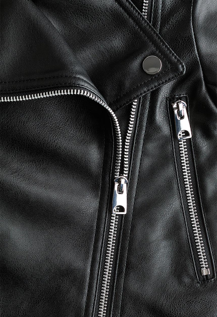 H&M - Biker jacket - black