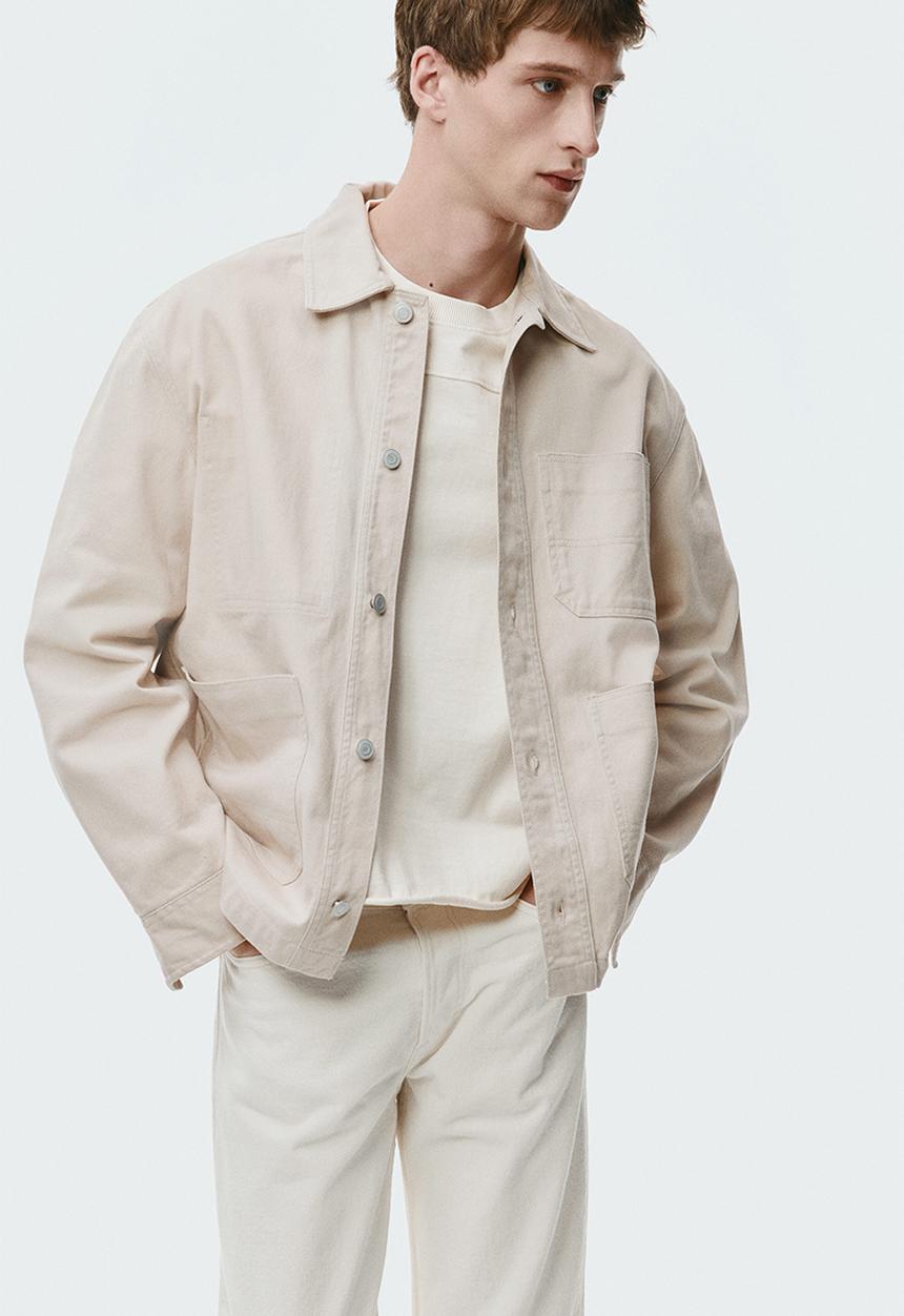 H&M - Original straight jeans - white