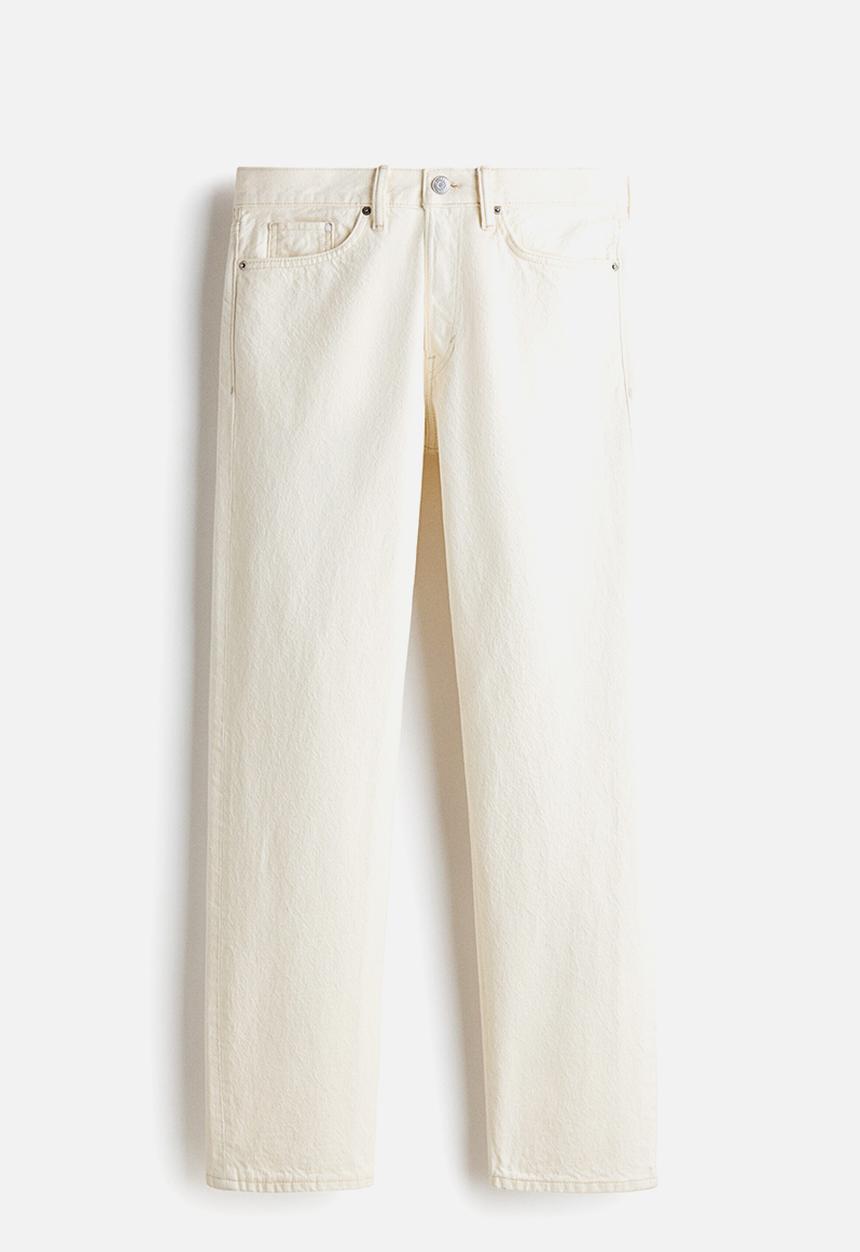 H&M - Original straight jeans - white