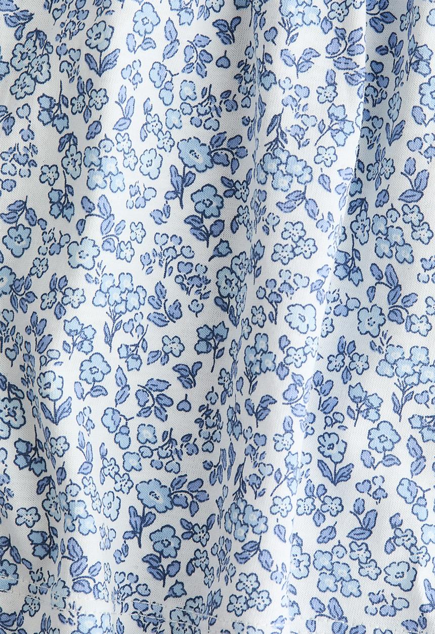 H&M - Cotton dress - light blue/floral