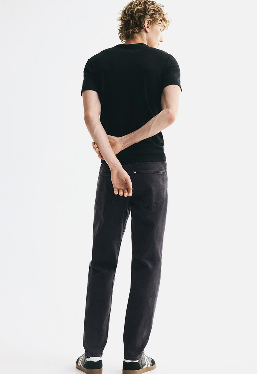 H&M - Tapered jeans - denim black