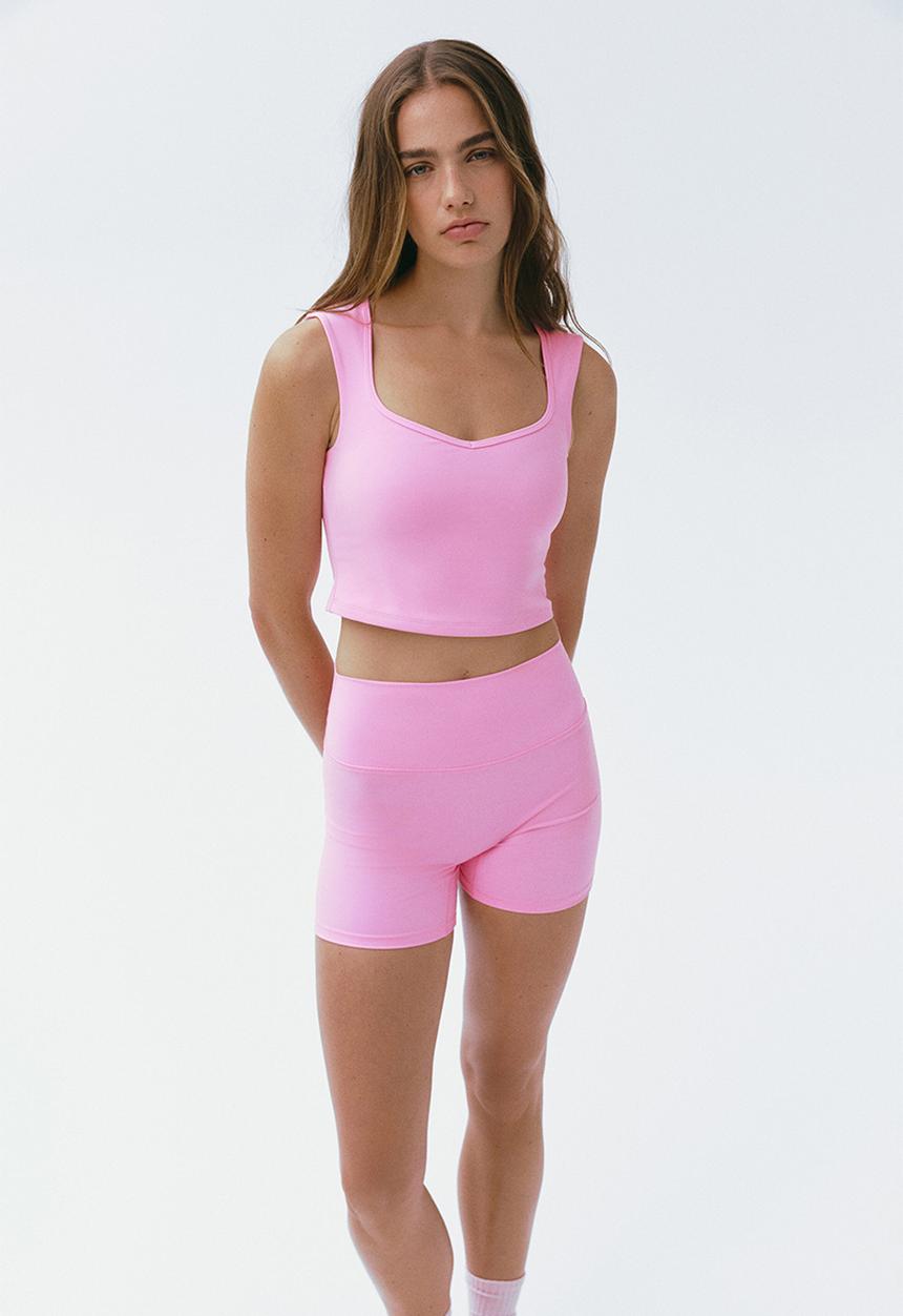 H&M - Sculptmove™ sports cycling shorts - candy pink