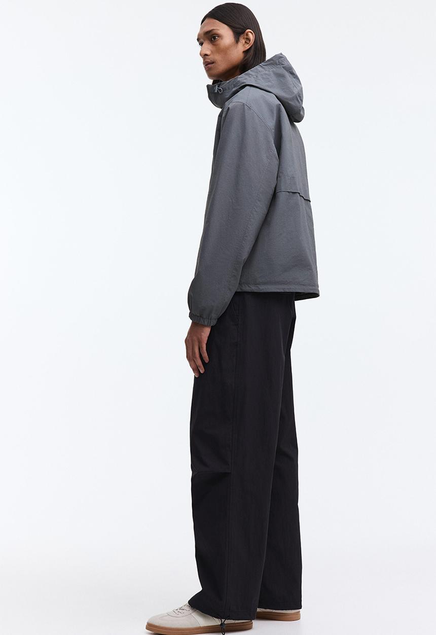 H&M - Water-repellent nylon windbreaker - grey