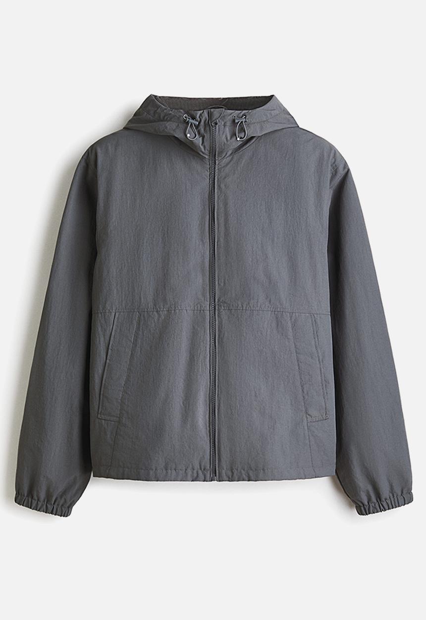 H&M - Water-repellent nylon windbreaker - grey