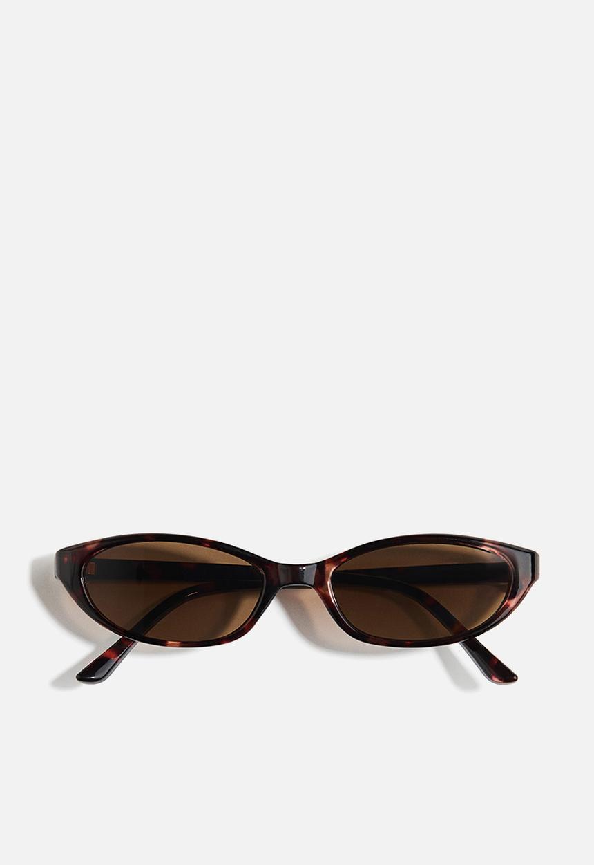 H&M - Oval sunglasses - brown/tortoiseshell pattern