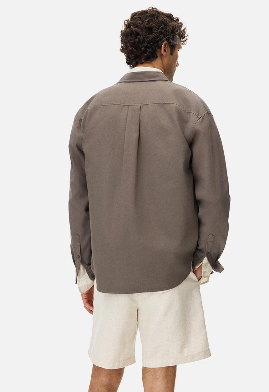 H&M - Regular fit linen-blend shorts - cream