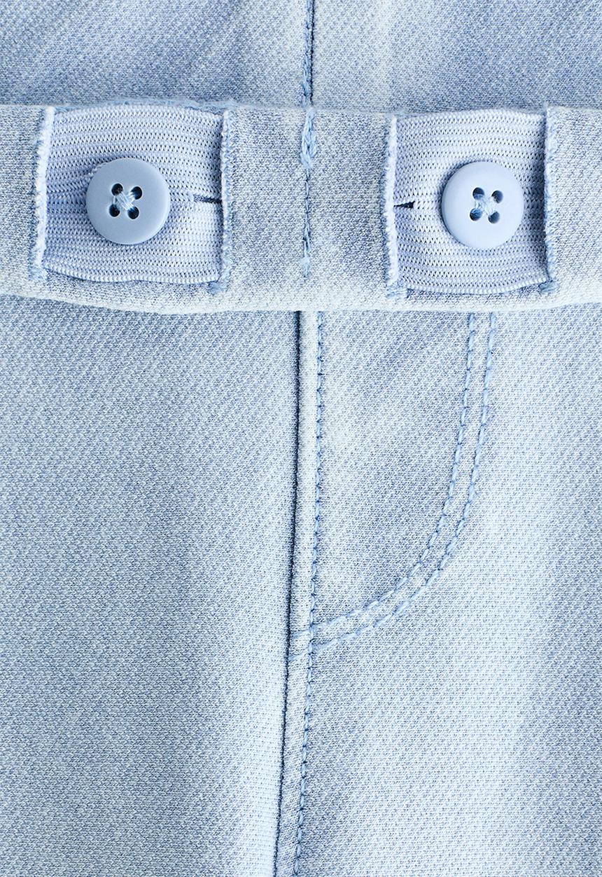H&M - Denim-look flared jeggings - pale denim blue