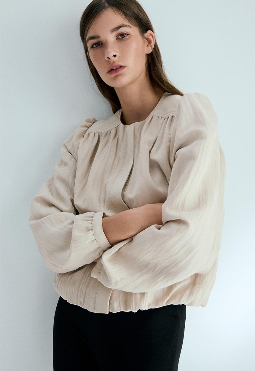 H&M - Oversized twill jacket - beige