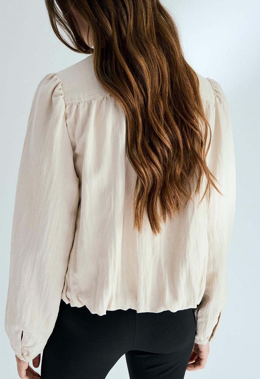 H&M - Oversized twill jacket - beige