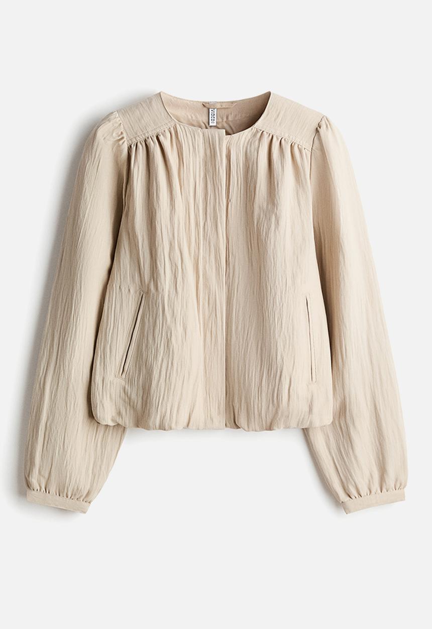 H&M - Oversized twill jacket - beige