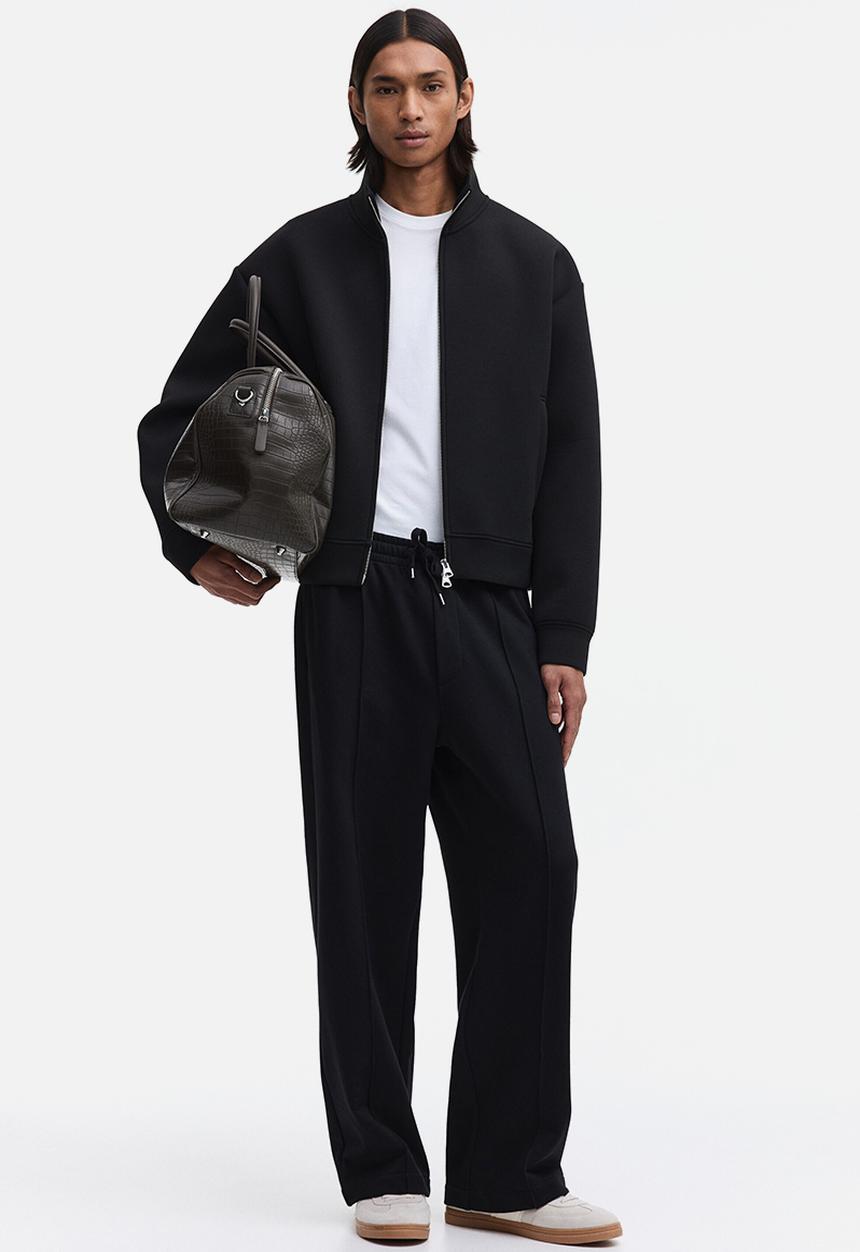 H&M - Relaxed fit joggers - black